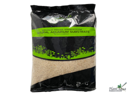 AQUAEL AQUA DECORIS QUARTZ SAND 0.4 - 1.2 мм - Кварцевый нейтральный грунт для аквариума, 2кг