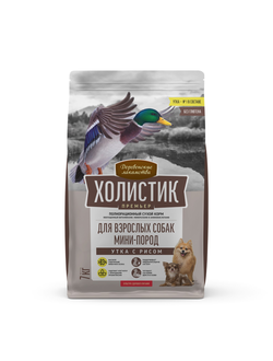 Холистик Премьер для собак мини-пород, Утка с рисом 7 кг