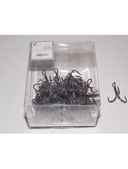 Тройной крючок, размер 1/0, в 1 коробке 42 шт