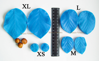 "Лист фундука  " силиконовый молд (вайнер)