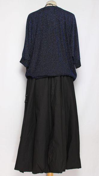 ДЖЕМПЕР  "ЛЮРЕКС ТОНКИЙ" вискоза золото, серебро, синий, черный р.48-62