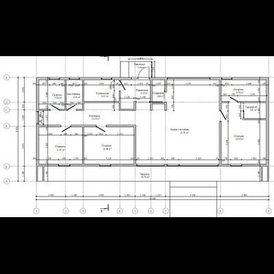 Одноэтажный каркасный дом с тремя спальнями 163м² (SK3)