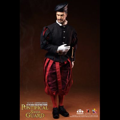 Капитан швейцарской гвардии (медная версия) - Коллекционная ФИГУРКА 1/6 scale SERIES OF EMPIRES - PONTIFICAL SWISS CAPTAIN (EXCLUSIVE CUPRONICKEL VERSION) (SE129) - COOMODEL