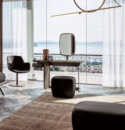 ТУАЛЕТНЫЙ СТОЛ С ЗЕРКАЛОМ ATTICO NUVOLA (L126*P62*H144) АРТ. AT604 GIORGIOCASA