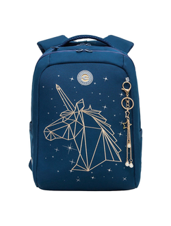 Рюкзак школьный GRIZZLY RG-466-1 Синий