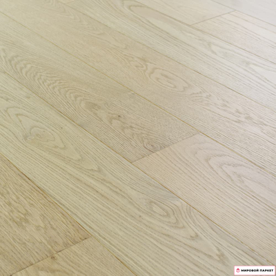 Паркетная доска Royal Parket Дуб Натур Брайт 150 мм 1-полосная с фаской лак замок 2G толщина 13 мм 1.782 м2