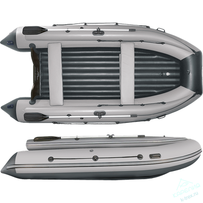 Лодка ПВХ Angler Reef Тритон 390FiНД с интегрированным фальшбортом