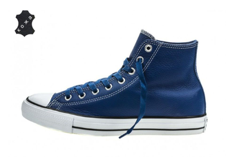 Converse navy blue leather hotsell