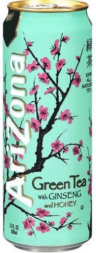 Arizona Green Tea женьшень 0,68л(США)