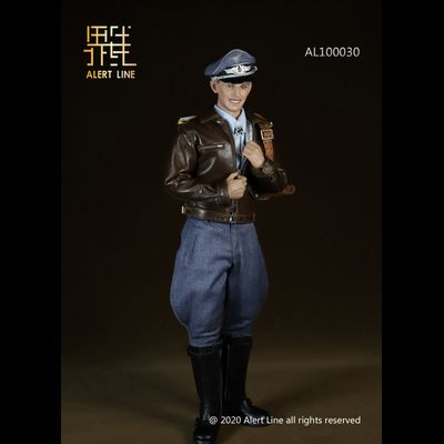 ПОВРЕЖДЕНА КОРОБКА - Летчик Люфтваффе - Коллекционная ФИГУРКА 1/6 scale WWII Luftwaffe Fighter Ace (AL100030) - Alert Line