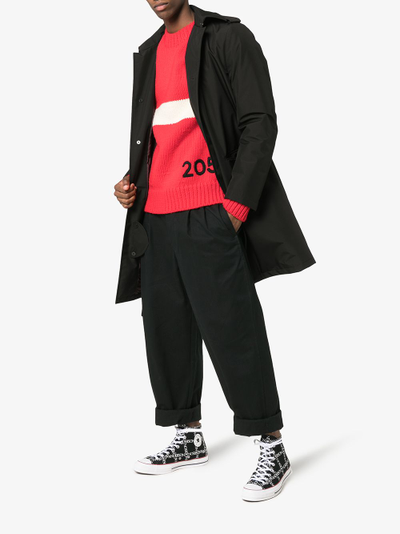 с чем носить кеды Конверс черные высокие фото