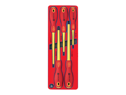 Набор отверток, диэлектрические, ложемент, 5 предметов МАСТАК 5-4005E