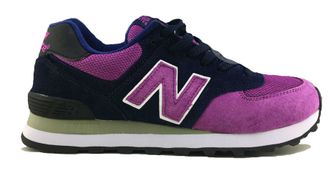 New balance 574 фиолетовые с синим женские (36-41) Арт.042М