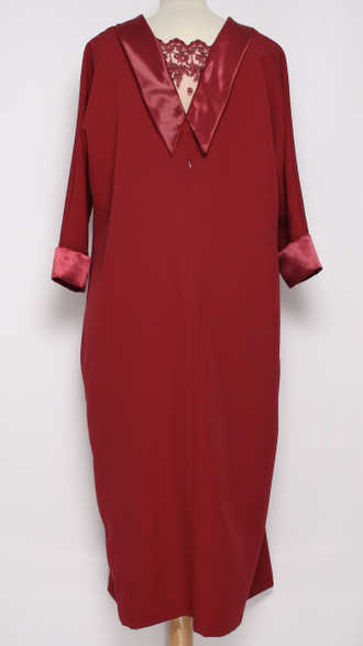 ПЛАТЬЕ "ДЕКОЛЬТЕ СЗАДИ" красное р.46-50