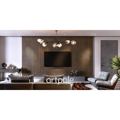 Гипсовая панель REIKI + LED артикул M-0074