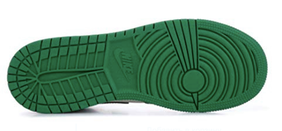 Nike Air Jordan Retro 1 Mid (зеленые с белым)