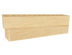 Кирпич облицовочный Желтый Rock 0.75 NF ригельный 350х85х50 М200 Красная гвардия