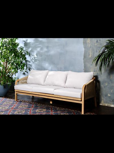 Диван 3-х местный Rimini из массива акации
