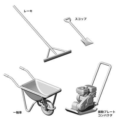 Сборная модель: (Hasegawa 66003) Набор фигур строителей SET A (4 фигуры)