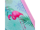 Пенал ЮНЛАНДИЯ, 1 отделение, ламинированный картон, 19х7 см, "Flamingo", 229144