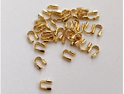 Протектор защиты тросика покрытие Люкс 2 шт/упаковка  цвет золото