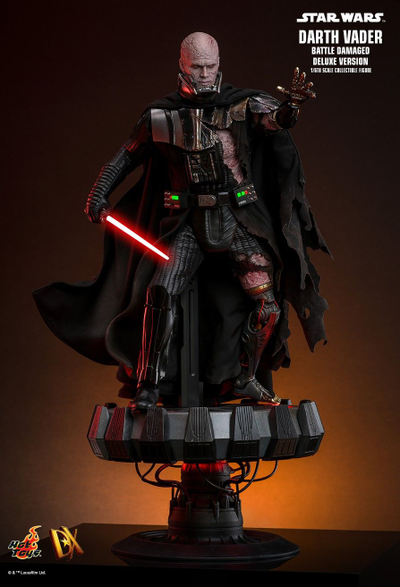 Дарт Вейдер в бою (Звездные Войны, Star Wars) - Коллекционная фигурка 1/6 Darth Vader Battle Damaged (Deluxe Version) (DX45) - Hot Toys