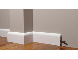 Напольный плинтус Decor-Dizayn DD41, для покраски, влагостойкий, ударопрочный, 2 метра