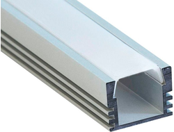 Профиль SP262 (PAL 1612, комплект, 2м, с экраном, клипсами, заглушками)