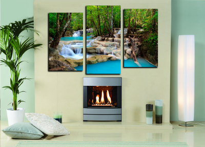 Модульная картина "Журчащий водопад"