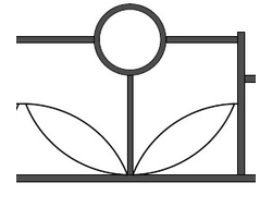 Красивые элементы для ограждения газона купить