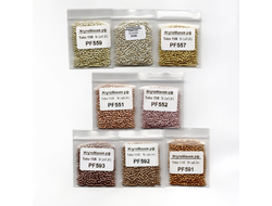 Toho 11/0 - 5г - PF592  Гальванизированный со стойким покрытием золотое руно (золото)