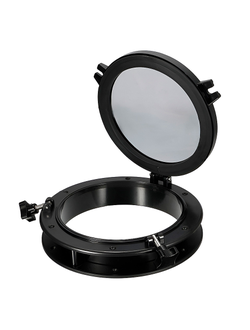 Иллюминатор круглый, 210 мм, черный