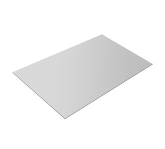 ПВХ металл 1х2м серый 1,6мм