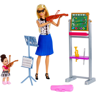 Barbie Кукла Кем быть Учитель музыки, FXP18