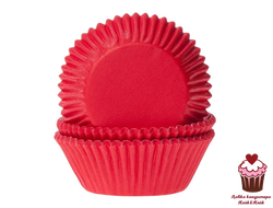 Капсулы бумажные для выпечки Красные, 100 шт