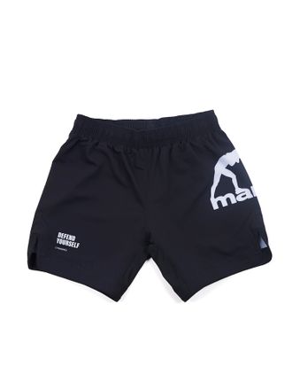 Шорты ММА и для грепплинга MANTO fight shorts Essential Черные фото