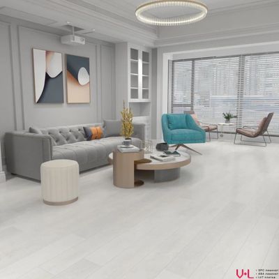 SPC ламинат Alta Step Excelente Дуб Серебристый SPC 6612 43 класс толщина 5.3 мм с фаской и подложкой замковый 2.6309 м2