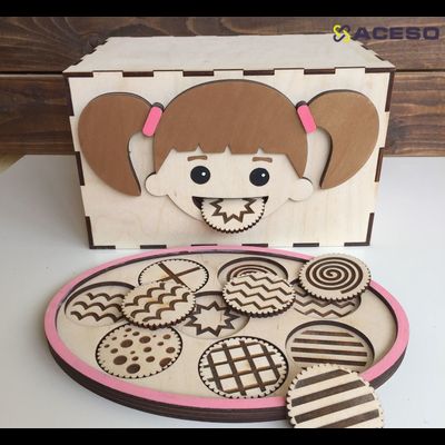 Тактильная игра «Печеньки для Маши»