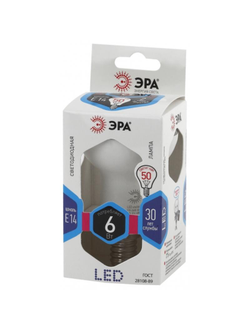 Лампа светодиодная ЭРА LED R50-6W-840-E14 6Вт Е14 4000К Б0020556