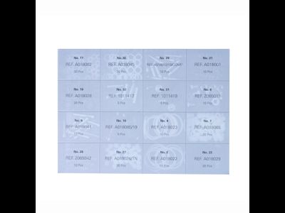 Набор запасных частей в боксе для краскопультов Walcom SLIM 90139