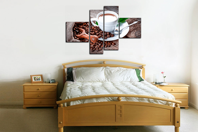 Модульная картина "Кофе с молоком"