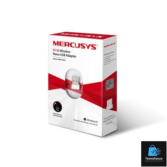 Сетевой адаптер Mercusys MW150US N150 Wi-Fi Нано USB-адаптер