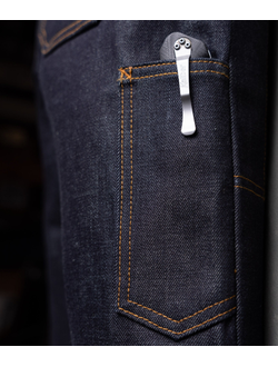 Джинсы =Brave Star= Die Hard Double Knee 14oz Hardline Japan Selvage Denim Jean