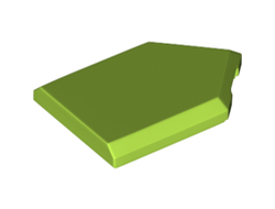 Tile, Modified 2 x 3 Pentagonal, Lime (22385 / 6253457)