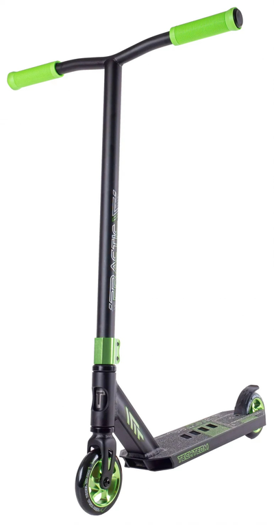 Трюковой самокат Tech Team Practic green