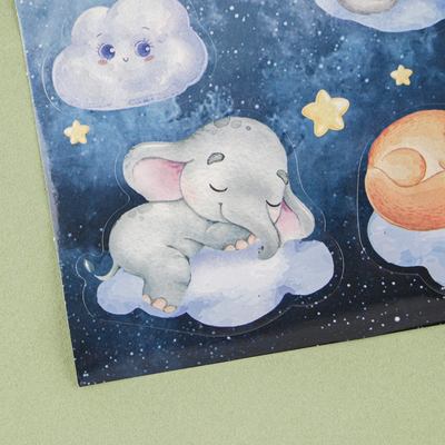 Наклейки бумажные «Малыши», 11 × 16 см