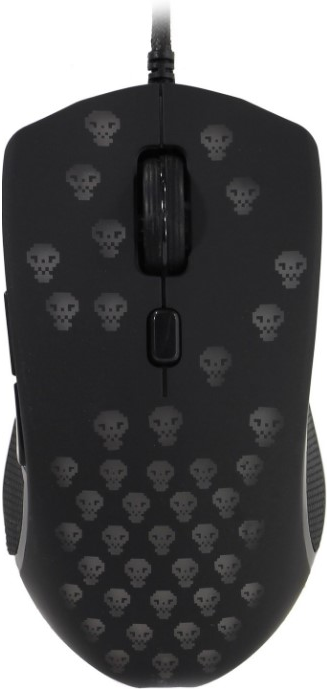 Проводная игровая мышь SmartBuy RUSH Skull SBM-718G-K (черная)
