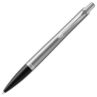 Ручка шариковая PARKER "Urban Core Metro Metallic CT", корпус серебристый, хромированные детали, синяя, 1931580