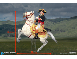 Конь Наполеона - Коллекционная фигурка 1/6 Napoleon White War Horse (Prancing) (E60078) - DID