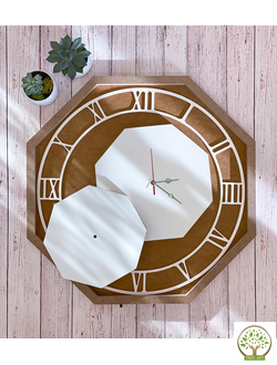 Артборд-Часы восьмиугольник  25х25 см